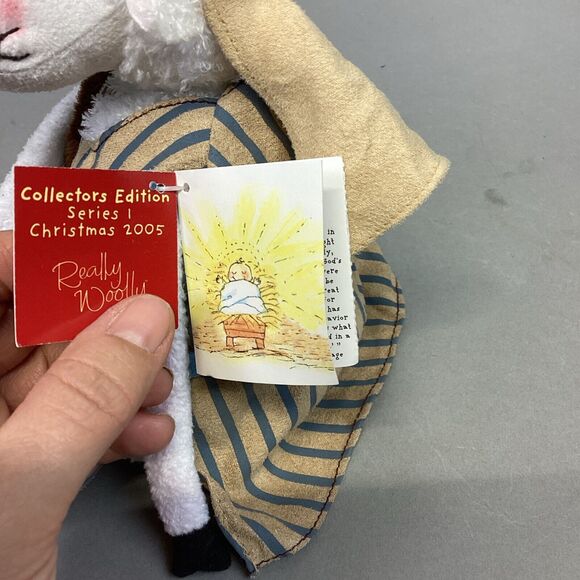 2005 Hallmark Dayspring Really Woolly Jake the Shepherd Sheep Plush W/ Tags - Picture 8 of 11